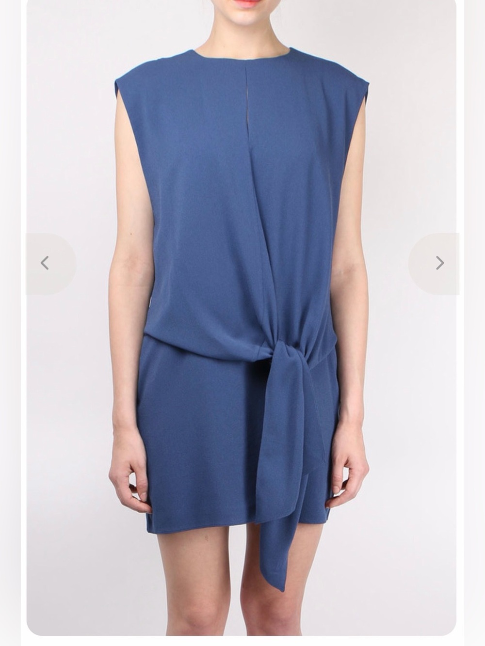 Tibi Savanna crepe tie dress sz 8